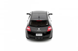 RENAULT MEGANE 2 RS PHASE 2 BLACK 2005 OttOmobile 1:18 Resinemodell (Türen, Motorhaube... nicht zu öffnen!)